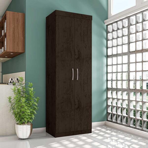 Armário Multiuso 2 Portas Café 6020 Araplac Móveis