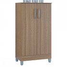 Armário Multiuso 2 Portas Castanho A989 - Poquema