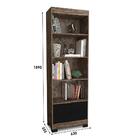 Armario Multiuso 2 Portas Castani Com Preto Chile