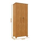 Armário Multiuso 2 Portas Cinamomo Dallas Fênix