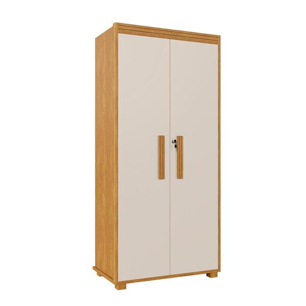 Armário Multiuso 2 Portas Cinamomo Off White Atenas Fênix | Leroy