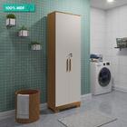 Armário Multiuso 2 Portas Com Chave 100% Mdf Bordo Rio Doce A