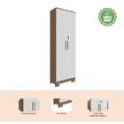 Armário Multiuso 2 Portas Com Chave 100% Mdf Prisma