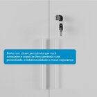 Armário Multiuso 2 Portas Com Chave 100% Mdf Prisma