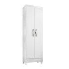 Armário Multiuso 2 Portas Com Chave 5 Prateleiras 190x60cm Ca