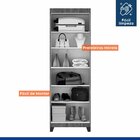 Armário Multiuso 2 Portas Com Chave Asteca