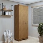 Armário Multiuso 2 Portas Com Chave E 5 Prateleiras Asteca