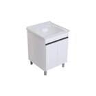 Armário Multiuso 2 Portas Com Cuba Amélia  Branco