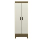 Armário Multiuso 2 Portas Com Pés Jequitibá/off