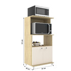 Armário Multiuso 2 Portas Dallas Móveis Sul