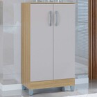 Armário Multiuso 2 Portas Damasco/off White A989 - Poquema