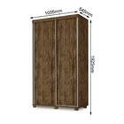 Armário Multiuso 2 Portas De Correr Supreme Castanho Touch