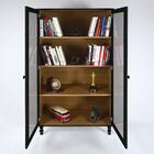 Armário Multiuso 2 Portas De Vidro Ditália E-957