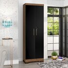 Armário Multiuso 2 Portas E 4 Prateleiras Max Plus  Natura/pr