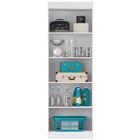 Armário Multiuso 2 Portas E 5 Prateleiras Aramoveis Branco