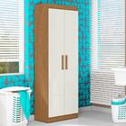 Armário Multiuso 2 Portas E 5 Prateleiras Atacama/off White