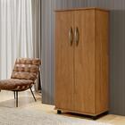 Armário Multiuso 2 Portas E 5 Prateleiras Classic Cinamomo