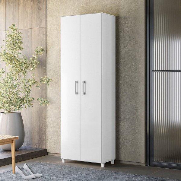 Armário Multiuso 2 Portas Fit Branco