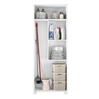 Armário Multiuso 2 Portas Lavanderia Nt 4015 2021 Branco New