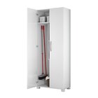 Armário Multiuso 2 Portas Lavanderia Nt 4015 2021 Branco New
