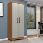 Armário Multiuso 2 Portas Max Plus 60x187cm Cinamomo / Areia