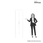 Armário Multiuso 2 Portas Mobi Albatroz Móveis Preto