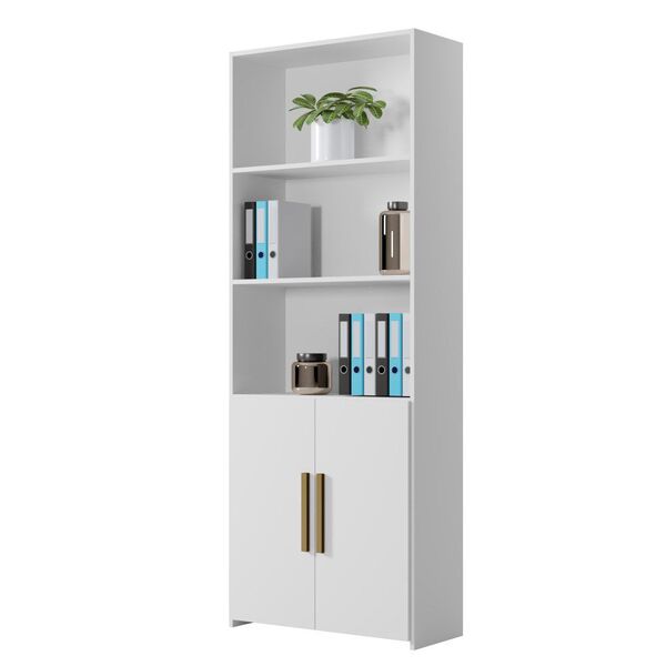 Armário Multiuso 2 Portas Moscou Kaiki Móveis Branco