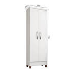 Armário Multiuso 2 Portas Nancy - Carvalho Americano - Grafit