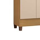 Armário Multiuso 2 Portas Nancy - Carvalho Americano - Off Wh