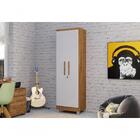 Armário Multiuso 2 Portas Napole New Canela/off White