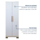 Armário Multiuso 2 Portas Natal   Branco