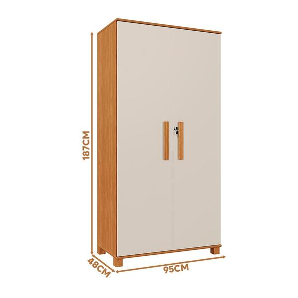 Armário Multiuso 2 Portas Nature Off White Texas Fênix | Leroy Merlin