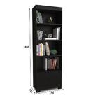 Armario Multiuso 2 Portas Preto Chile