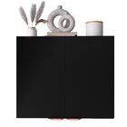 Armario Multiuso 2 Portas Preto - Estilo E Funcionalidade Par