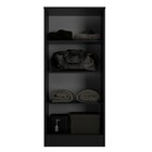 Armário Multiuso 2 Portas Preto Regente