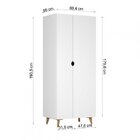 Armário Multiuso 2 Portas Puma  Madeira