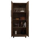 Armario Multiuso 2 Portas Saara Castani Casa Mobilia