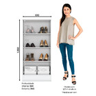 Armário Multiuso 2 Portas Sam Casa 812