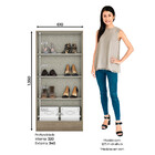 Armário Multiuso 2 Portas Sam Casa 812