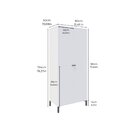 Armário Multiuso 2 Portas Soho Linha Minimal