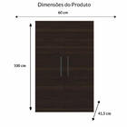 Armário Multiuso 2 Portas Tabaco