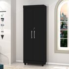 Armário Multiuso 2 Portas Texas  Preto