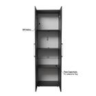 Armário Multiuso 2 Portas Texas - Preto