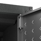 Armário Multiuso 2 Portas Titanium Itatiaia Preto Craqueado/c