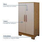 Armário Multiuso 2 Portas Triunfo Carvalho Americano