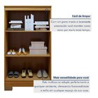 Armário Multiuso 2 Portas Triunfo Carvalho Americano/ Grafite