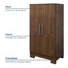 Armário Multiuso 2 Portas Triunfo Malbec