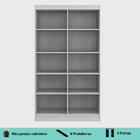 Armário Multiuso 4 Portas 8 Prateleiras Dueto Doripel