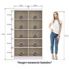 Armário Multiuso 4 Portas 8 Prateleiras Dueto Doripel