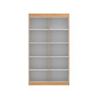 Armário Multiuso 4 Portas 8 Prateleiras Milão Espresso Móveis